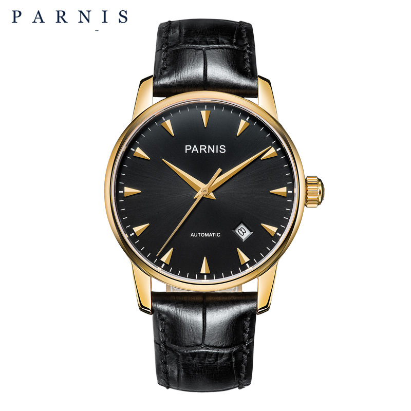 Thiết kế kinh điển đồng hồ nam Parnis PA6038-2