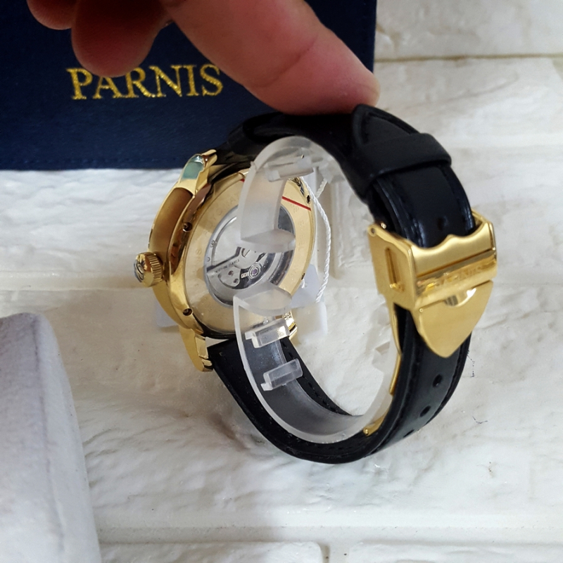 Thiế kế kinh điển đồng hồ nam Parnis P6031-1