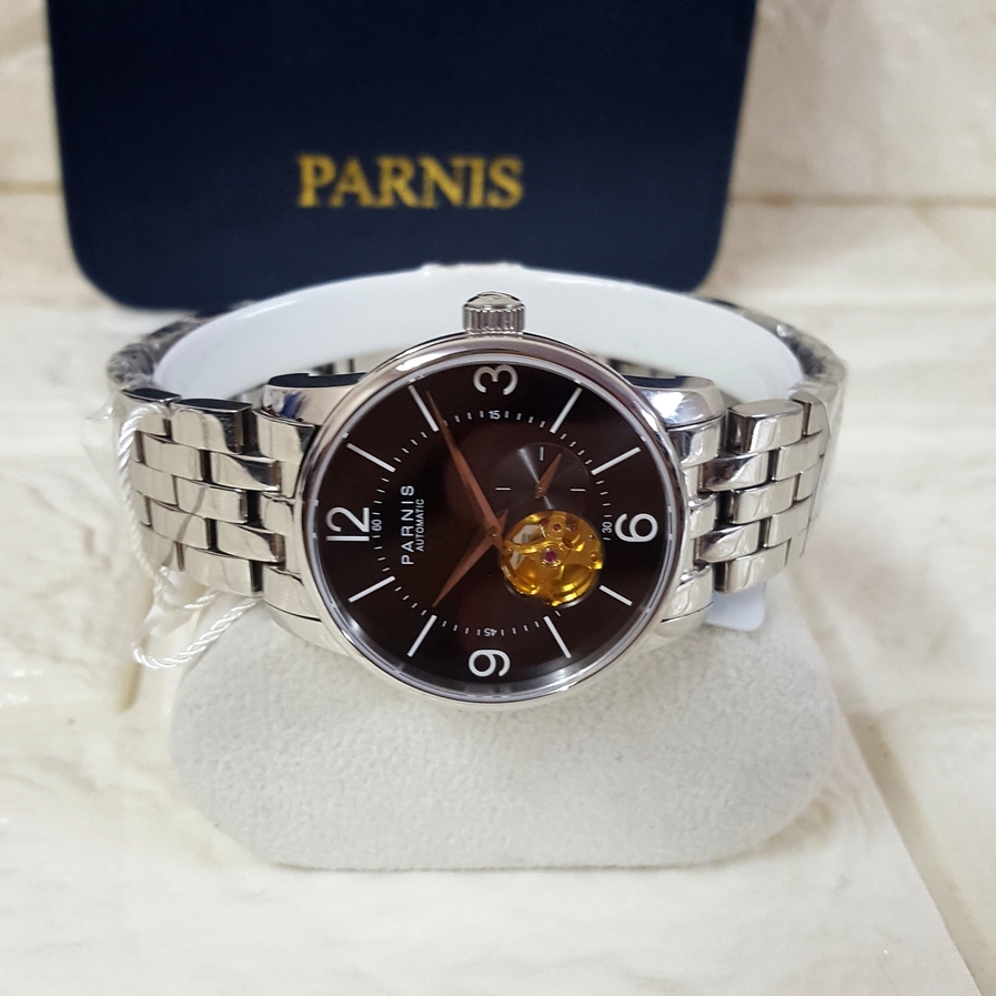 Thiết kế kinh điển đồng hồ nam Parnis PA6038-6