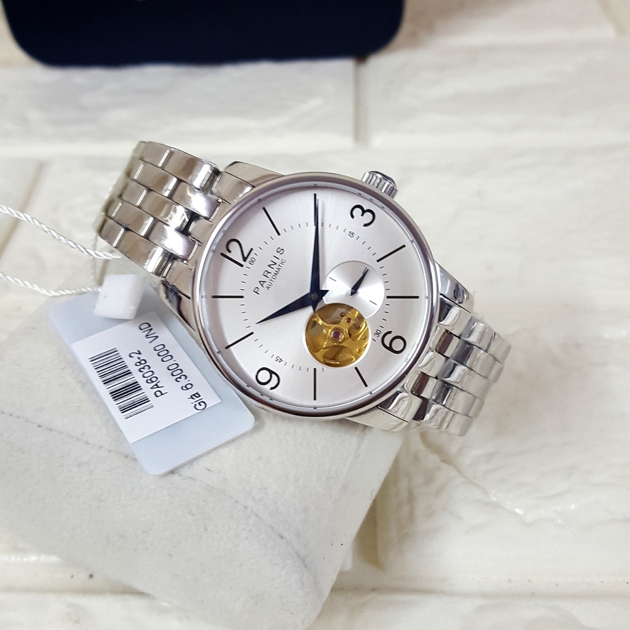 Thiết kế kinh điển đồng hồ nam Parnis PA6038-21