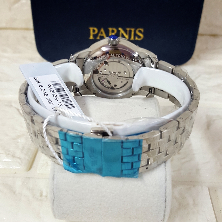 Thiết kế kinh điển đồng hồ nam Parnis PA6038-12
