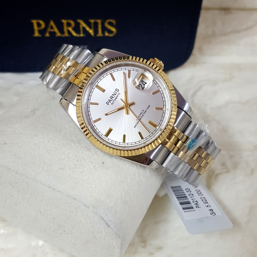Thiết kế kinh điển của rolex đồng hồ nam Parnis PA2112-33
