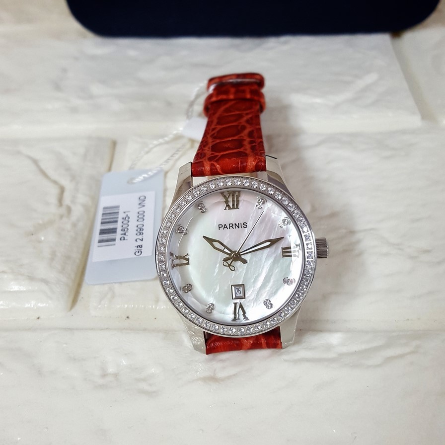 Thiết kế kinh điển đồng hồ nữ Parnis PA6005-1