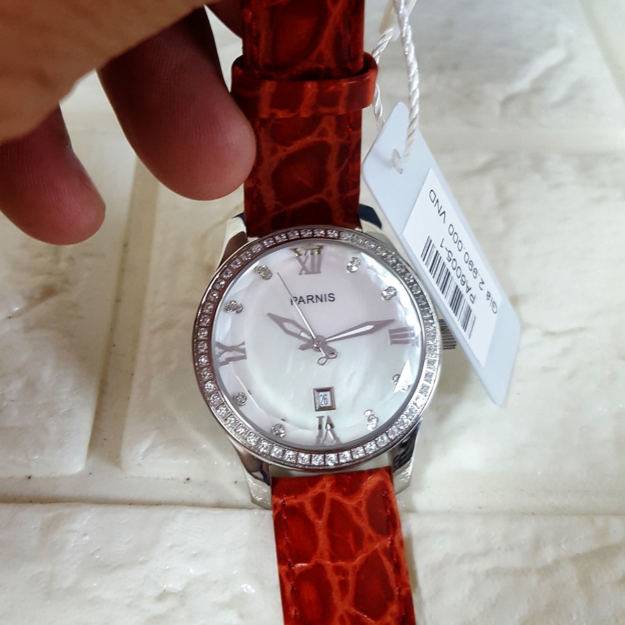 Thiết kế kinh điển đồng hồ nữ Parnis PA6005-1