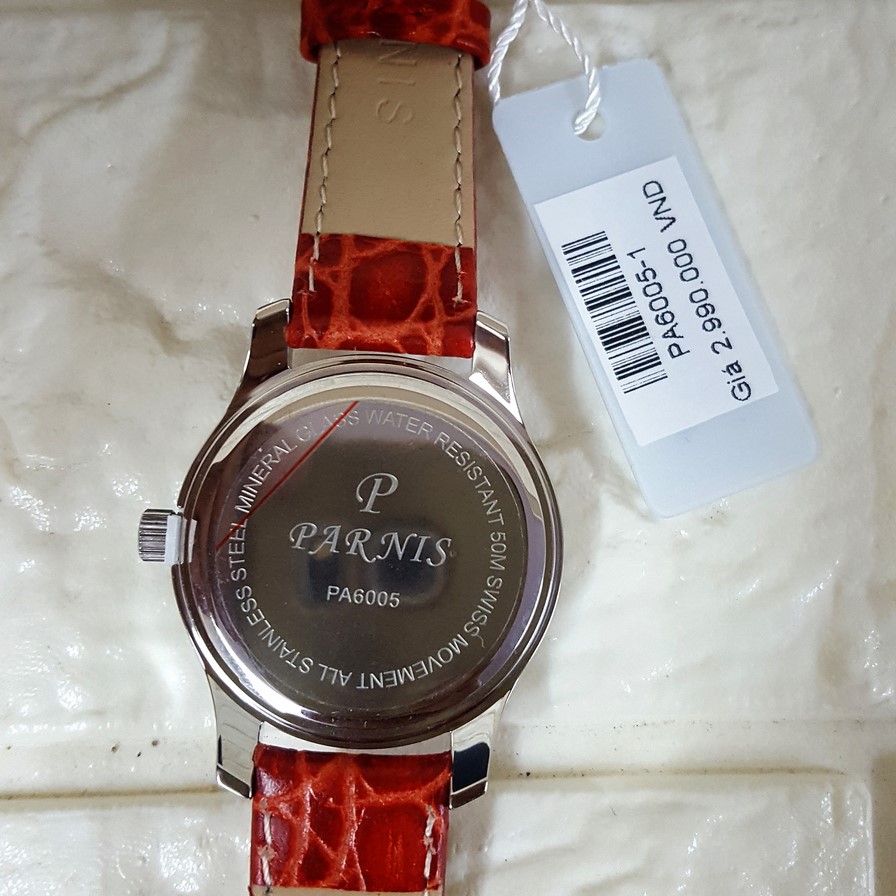 Thiết kế kinh điển đồng hồ nữ Parnis PA6005-1