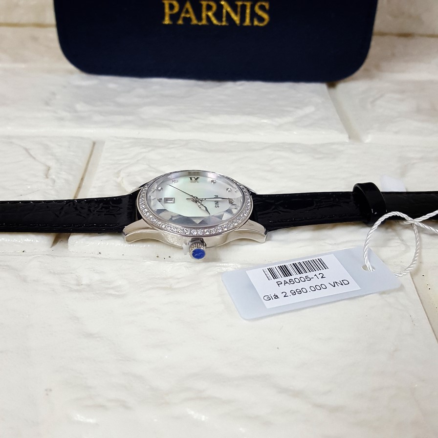 Thiết kế kinh điển đồng hồ nữ Parnis PA6005-12