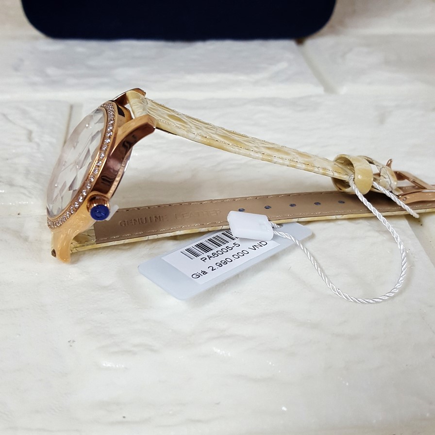 Thiết kế kinh điển đồng hồ nữ Parnis PA6005-5