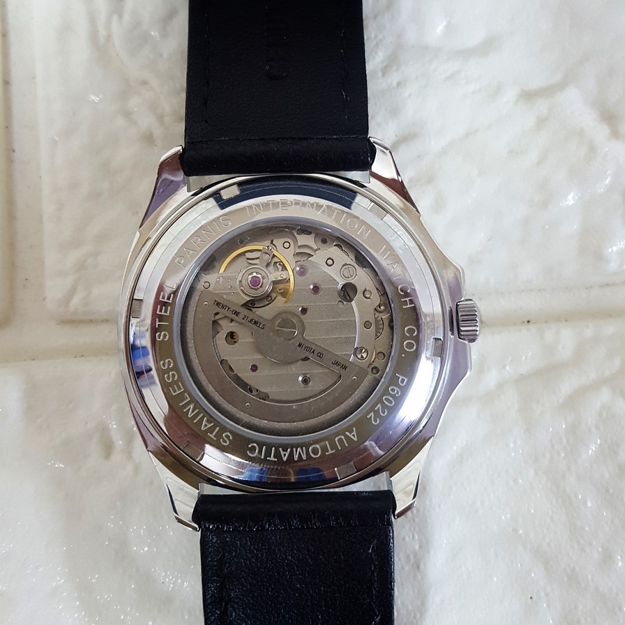 Thiết kế kinh điển đồng hồ nam Parnis P6022-2