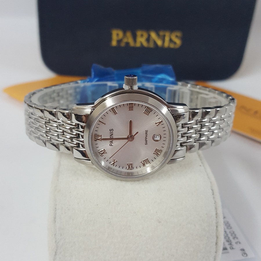 Thiết kế kinh điển đồng hồ nữ tuyệt đẹp Parnis PA6002L-12