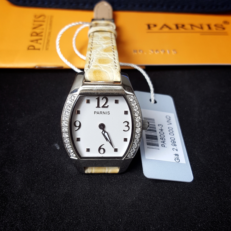 Thiết kế kinh điển tuyệt đẹp đồng hồ nữ Parnis PA6004-3