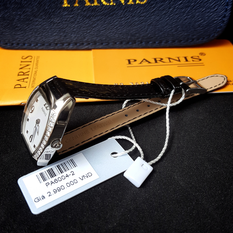 Thiết kế kinh điển Đồng hồ nữ siêu đẹp Parnis PA6004-2