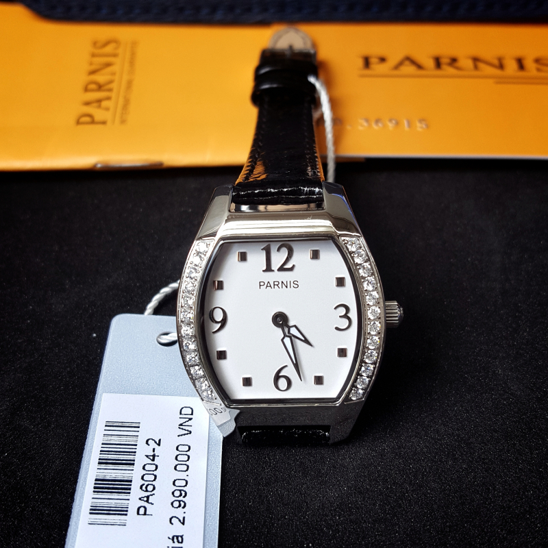 Thiết kế kinh điển Đồng hồ nữ siêu đẹp Parnis PA6004-2