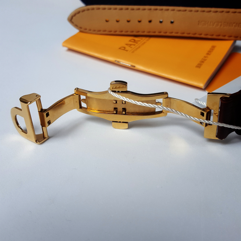 Thiết kế kinh điển đồng hồ nam Parnis PAP6038-4