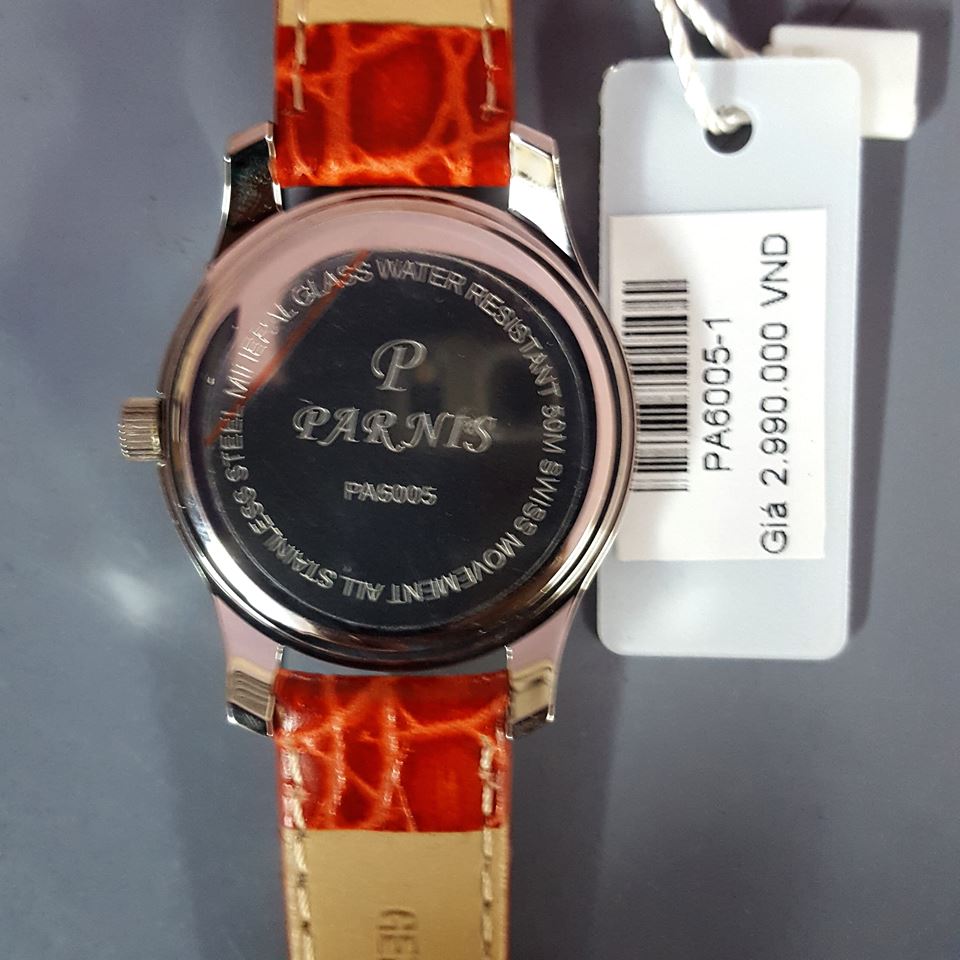 Thiết kế kinh điển đồng hồ nữ Parnis PA6005-1
