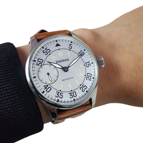 Thiết kế kinh điển đồng hồ nam Parnis PA6061-2