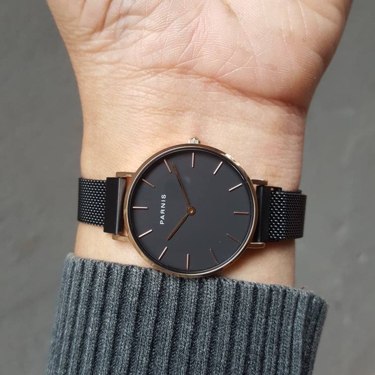 Thiết kế kinh điển đồng hồ nam Parnis PA6003-3