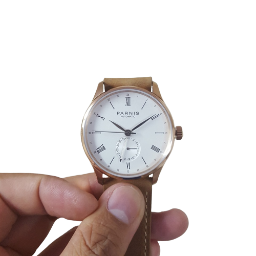 Thiết kế kinh điển iwc đồng hồ nam Parnis PA2122B-1