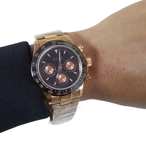 Thiết kế kinh điển đồng hồ nam thể thao Parnis PA6048-1