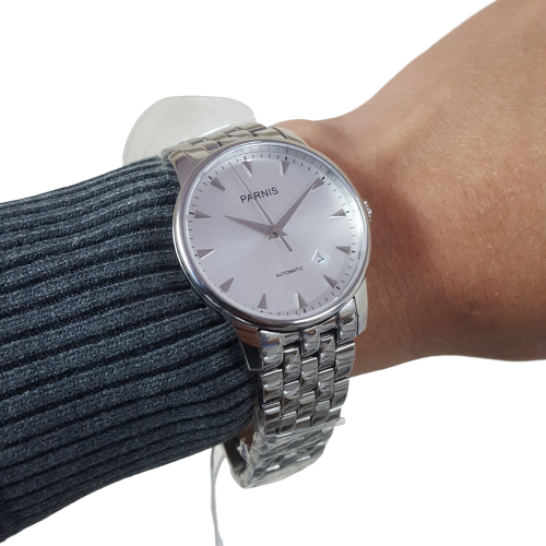 Thiết kế kinh điển đồng hồ nam Parnis PA6038-12