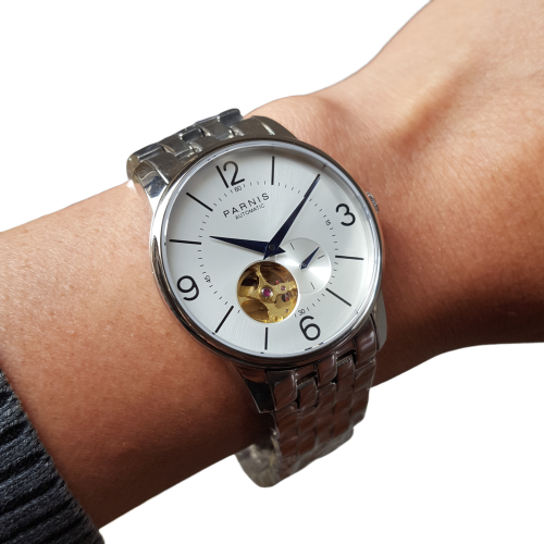 Thiết kế kinh điển đồng hồ nam Parnis PA6038-21