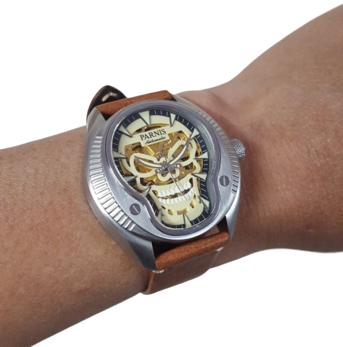 Thiết kế kinh điển đồng hồ nam Parnis PA6067-3
