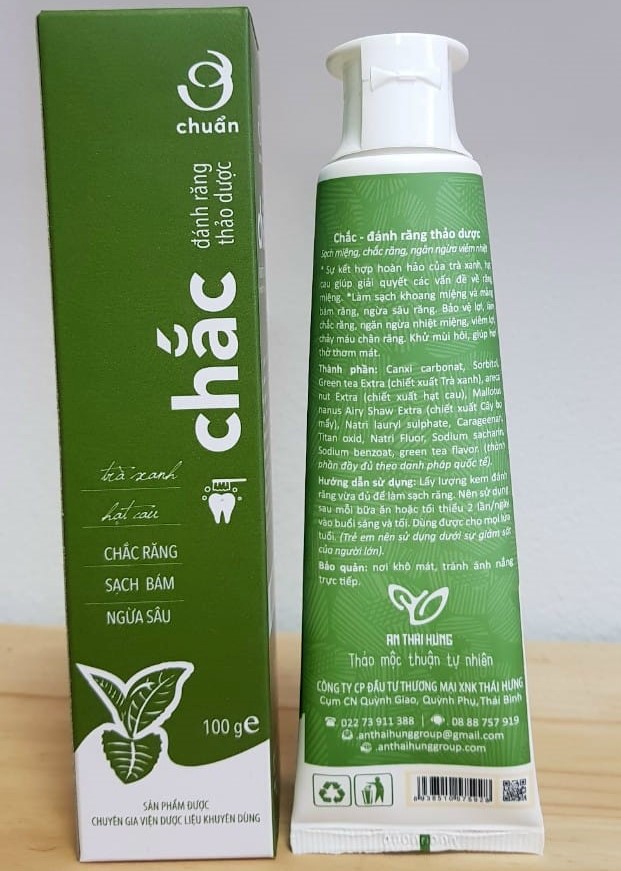 Kem đánh răng thảo dược Ơ Chuẩn chắc An Thái Hưng