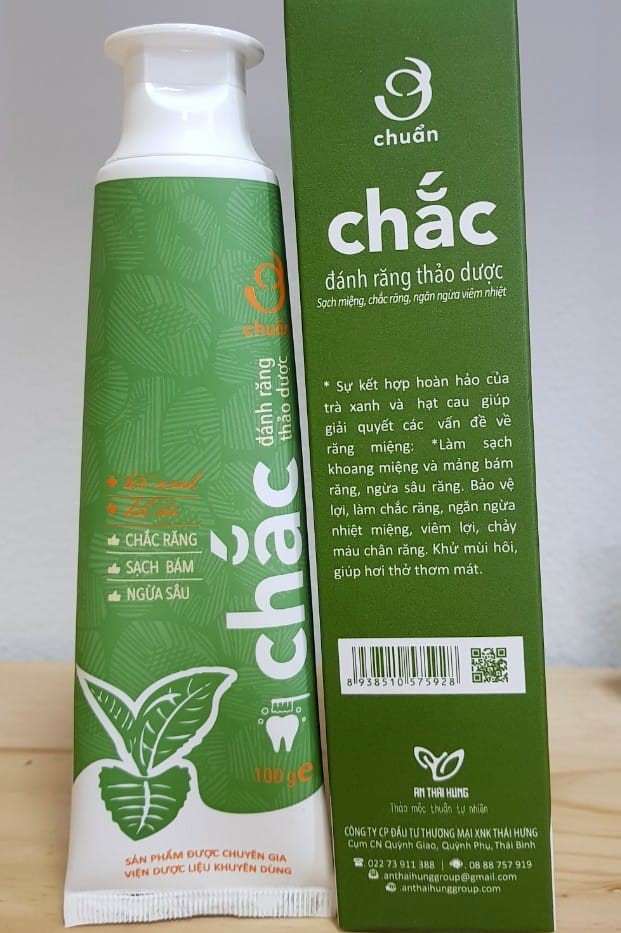 Kem đánh răng thảo dược Ơ Chuẩn chắc An Thái Hưng