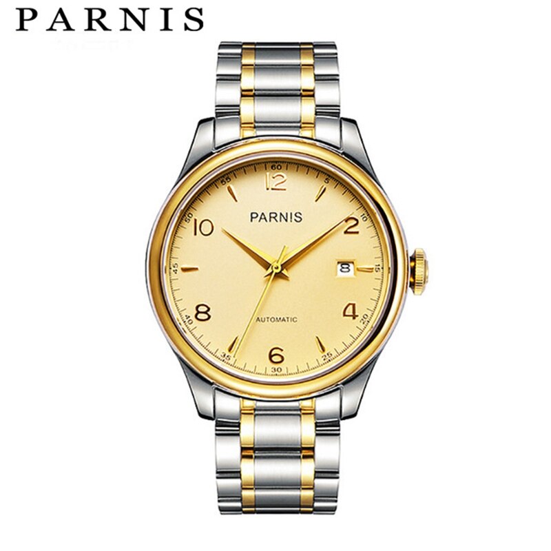 Thiết kế kinh điển đồng hồ nam Parnis PH2113G