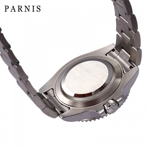 Thiết kế kinh điển của rolex đồng hồ nam Parnis PA-GMT1-22