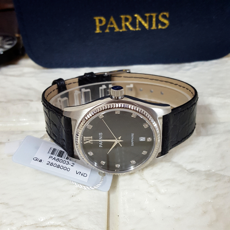Thiết kế kinh điển đồng hồ nam Parnis size 36mm