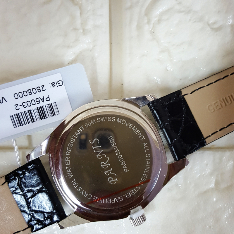 Thiết kế kinh điển đồng hồ nam Parnis size 36mm