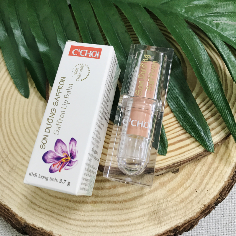 Son dưỡng môi không màu Saffron C’Choi