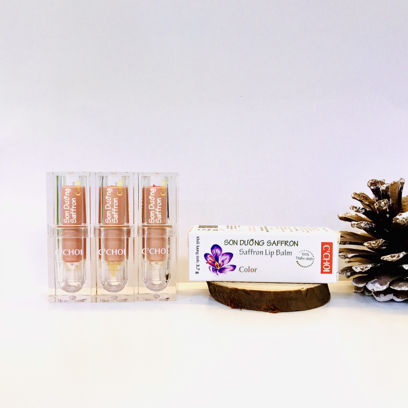 Son dưỡng môi có màu Saffron Color C’Choi