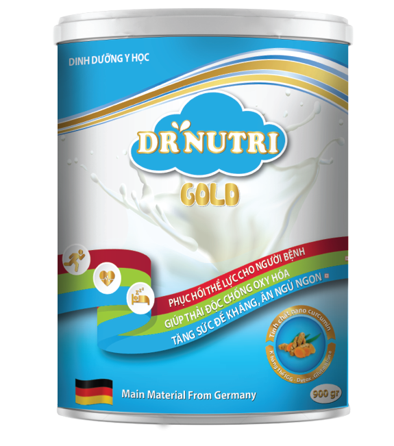Sữa nghệ tăng cân Dr. Nutri Gold 400gr