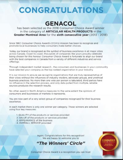 Thực phẩm bảo vệ sức khỏe Genacol Original