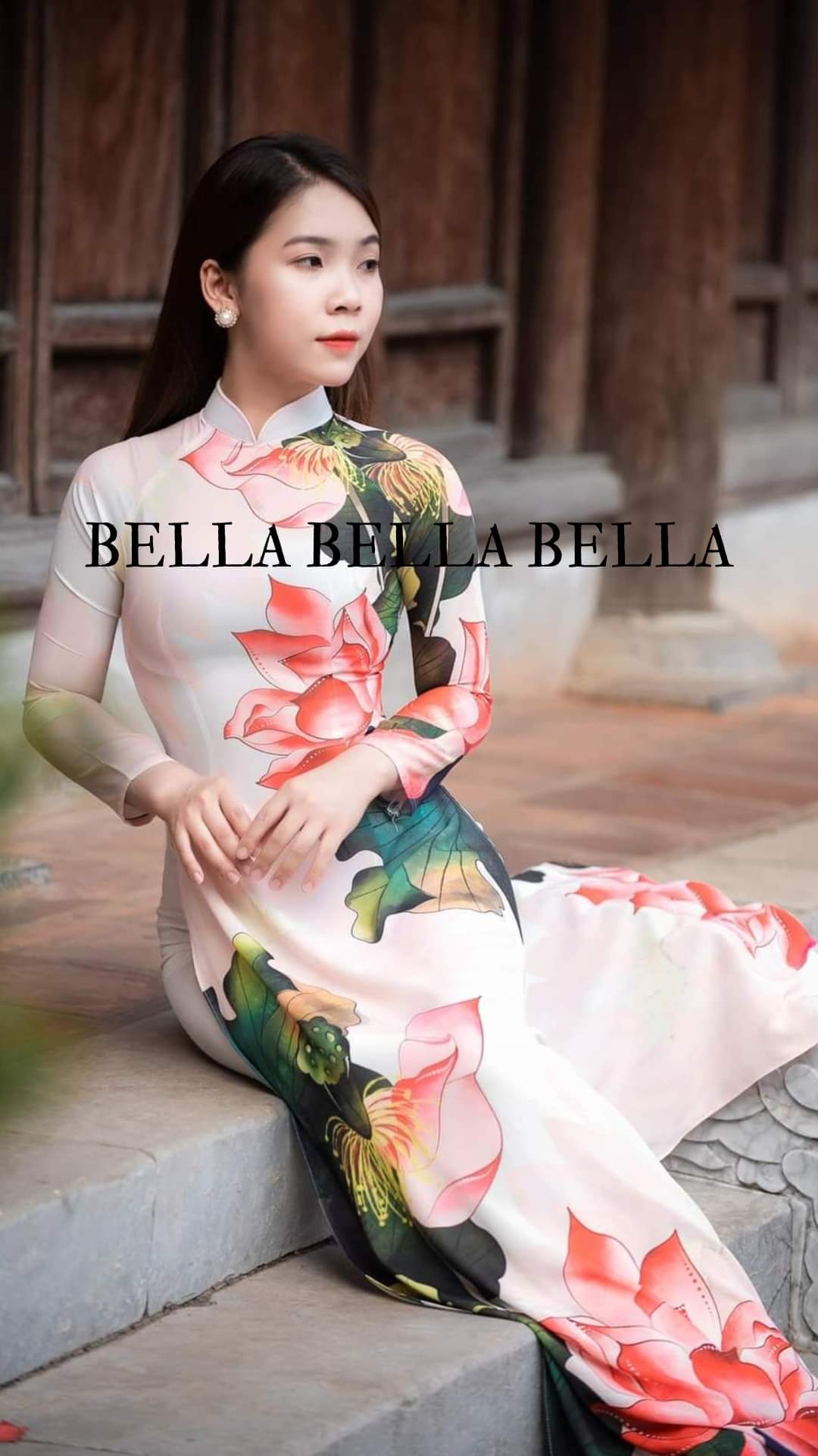 Bộ áo dài 3D cao cấp